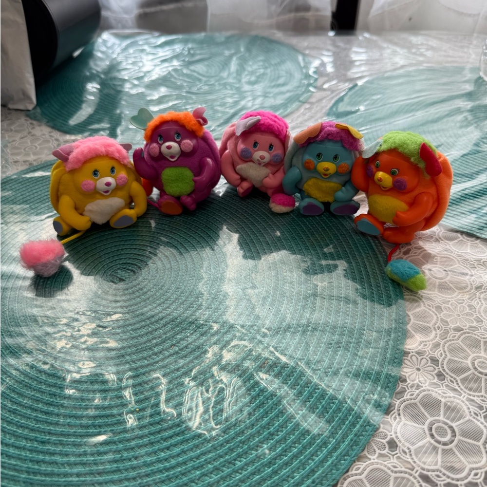 Vintage 1980s Mattel Pocket Popples Mini Plush Toy set - Picture 13 of 15